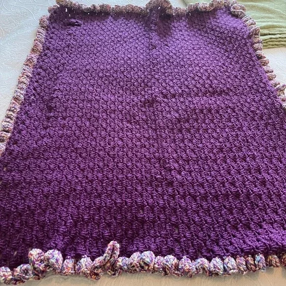 NWT 30x38 baby blanket, handmade. New - Picture 2 of 3